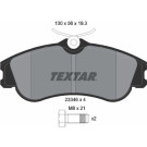 Textar | Bremsbelagsatz, Scheibenbremse | 2334602