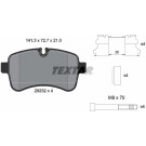 Textar Bremsbelagsatz, Scheibenbremse Q+ 2923201