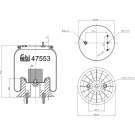 FEBI BILSTEIN 47553 Federbalg, Luftfederung