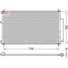 Denso | Kondensator, Klimaanlage | DCN40024
