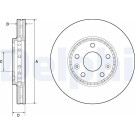 Delphi | Bremsscheibe | BG4815C