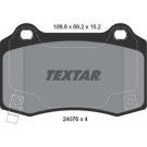 Textar | Bremsbelagsatz, Scheibenbremse | 2407601