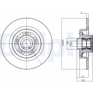 Delphi | Bremsscheibe | BG9023RS
