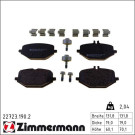 Zimmermann Bremsbelagsatz, Scheibenbremse 22723.190.2