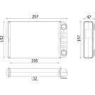 Mahle Wärmetauscher, Innenraumheizung BEHR Premium Line AH 258 000P