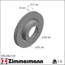 Zimmermann Bremsscheibe Coat Z 590.2847.20