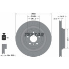 Textar | Bremsscheibe | 92254505
