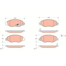 GDB1461 Bremsbelagsatz, Scheibenbremse COTEC GDB1461 Bremsbelagsatz, Scheibenbremse COTEC