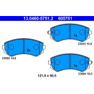 13.0460-5751.2 Bremsbelagsatz, Scheibenbremse