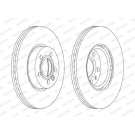 Ferodo | Bremsscheibe | DDF1160C