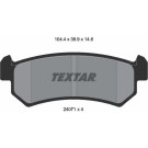 Textar | Bremsbelagsatz, Scheibenbremse | 2407101