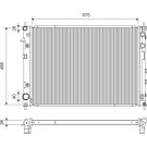 Valeo | Kühler, Motorkühlung | 701438