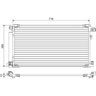 822658 Kondensator, Klimaanlage 822658 Kondensator, Klimaanlage