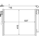 Mahle | Kondensator, Klimaanlage | AC 596 000S