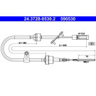 24.3728-0530.2 Seilzug, Kupplungsbetätigung