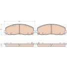 GDB1944 Bremsbelagsatz, Scheibenbremse GDB1944 Bremsbelagsatz, Scheibenbremse