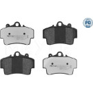 Meyle Bremsbelagsatz, Scheibenbremse MEYLE-PD: Advanced performance and design 025 219 3715/PD