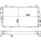 Mahle | Kühler, Motorkühlung | CR 2034 000S