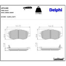 Delphi Bremsbelagsatz, Scheibenbremse LP1140