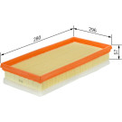 BOSCH F 026 400 103 Luftfilter