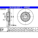 ATE | Bremsscheibe | 24.0130-0257.1