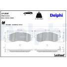 Delphi | Bremsbelagsatz, Scheibenbremse | LP1808 Delphi | Bremsbelagsatz, Scheibenbremse | LP1808