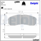 Delphi | Bremsbelagsatz, Scheibenbremse | LP779 Delphi | Bremsbelagsatz, Scheibenbremse | LP779