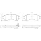 Brembo | Bremsbelagsatz, Scheibenbremse | P 49 057