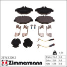 23743.200.2 Bremsbelagsatz, Scheibenbremse