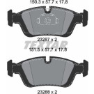 2328702 Bremsbelagsatz, Scheibenbremse Q+