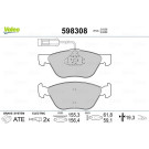 Valeo | Bremsbelagsatz, Scheibenbremse | 598308
