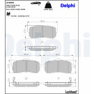 Delphi | Bremsbelagsatz, Scheibenbremse | LP2095 Delphi | Bremsbelagsatz, Scheibenbremse | LP2095
