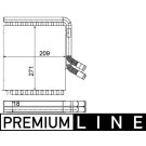 Mahle | Wärmetauscher, Innenraumheizung | AH 167 000P