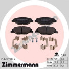 Zimmermann | Bremsbelagsatz, Scheibenbremse | 25682.180.2