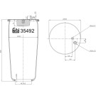 FEBI BILSTEIN 35492 Federbalg, Luftfederung