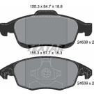 Textar Bremsbelagsatz, Scheibenbremse Q+ 2453801