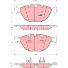 GDB1529 Bremsbelagsatz, Scheibenbremse COTEC GDB1529 Bremsbelagsatz, Scheibenbremse COTEC