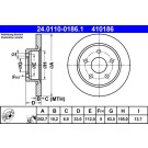 24.0110-0186.1 Bremsscheibe 24.0110-0186.1 Bremsscheibe