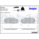 Delphi | Bremsbelagsatz, Scheibenbremse | LP3272 Delphi | Bremsbelagsatz, Scheibenbremse | LP3272