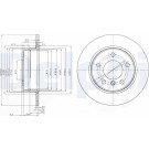 Delphi | Bremsscheibe | BG3948C