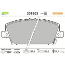 301803 Bremsbelagsatz, Scheibenbremse ESSENTIAL