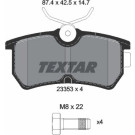 Textar | Bremsbelagsatz, Scheibenbremse | 2335301