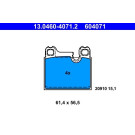 13.0460-4071.2 Bremsbelagsatz, Scheibenbremse