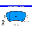 ATE | Bremsensatz, Scheibenbremse | 24.0122-0216.1 + 13.0460-5801.2