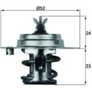 TX 7 88D S Thermostat, Kühlmittel BEHR