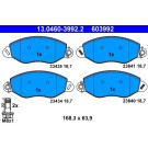 13.0460-3992.2 Bremsbelagsatz, Scheibenbremse 13.0460-3992.2 Bremsbelagsatz, Scheibenbremse