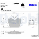 Delphi | Bremsbelagsatz, Scheibenbremse | LP1472