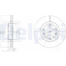 Delphi | Bremsscheibe | BG4141