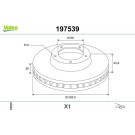 197539 Bremsscheibe 197539 Bremsscheibe