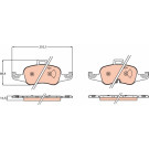 GDB2120 Bremsbelagsatz, Scheibenbremse GDB2120 Bremsbelagsatz, Scheibenbremse